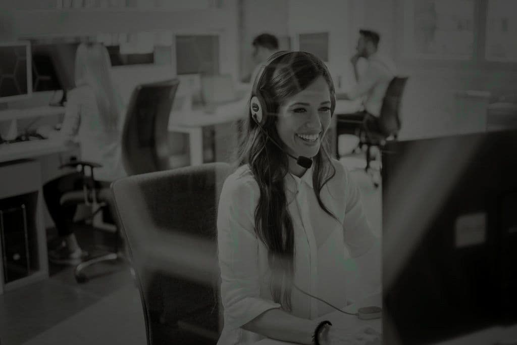 woman at computer