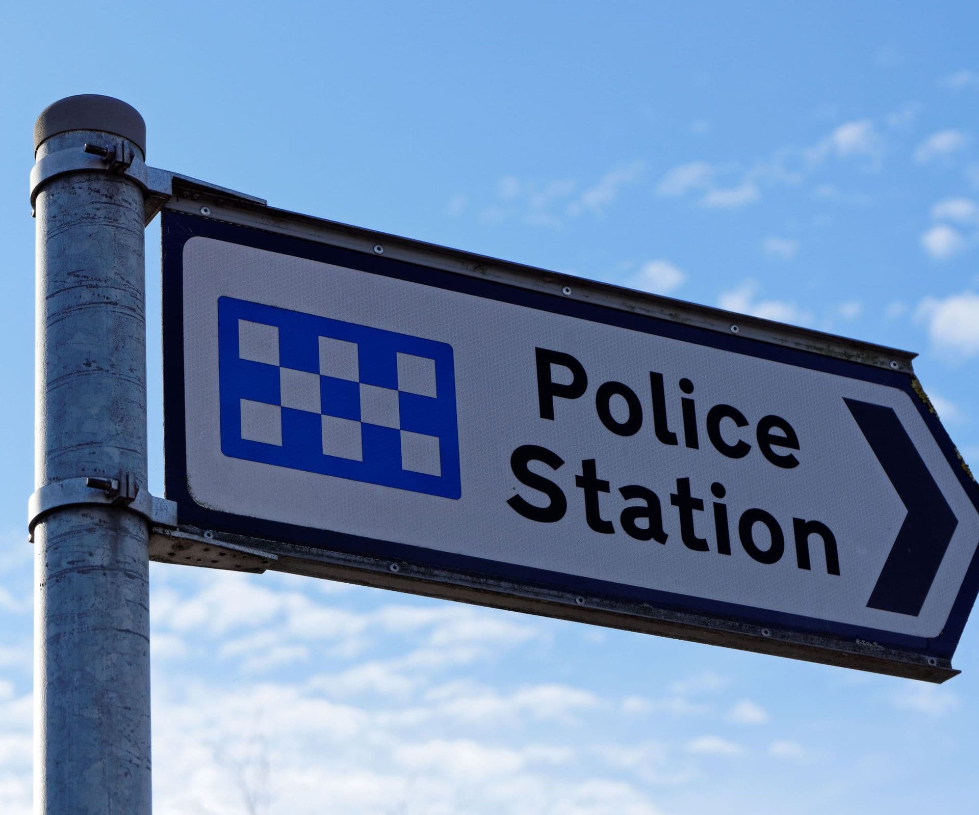 police station sign