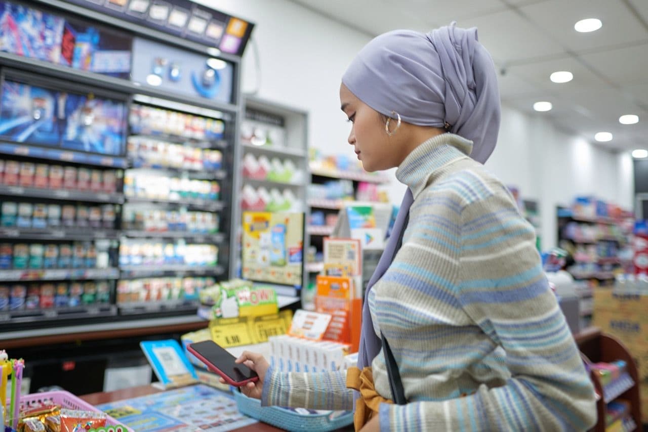 woman shopping